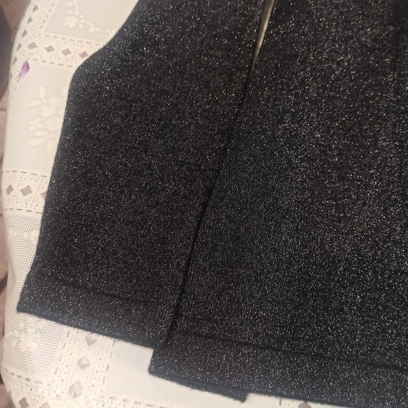 Pure Collection Women's Black With Metallic Fibres Cowl Neck Sweater Size 22 - Picture 2 of 16